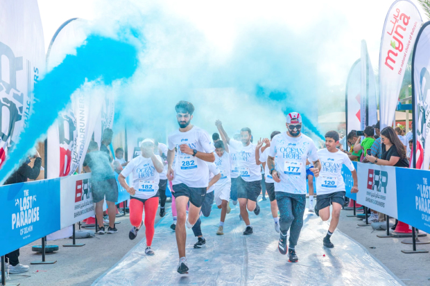 <p>ATHLETICS – More than 600 runners of all ages and abilities took part in the ‘Ocean of Hope’ Blue Colour Run for Autism Awareness, organised by the Bahrain Road Runners (BRR), under the umbrella of the Bahrain Athletics Association. </p><p>The event was held at Lost Paradise of Dilmun Water Park, and it took place under the theme of ‘Untangling Autism’. The event’s sponsor was GFH Financial Group. </p><p>It kicked off with a 500-metre run for children and individuals with special needs, which was followed by a three-kilometre run for adults. </p><p>One of the event’s main objectives was to bring about more understanding for those living with autism. Below, participants at the start of the run.</p>